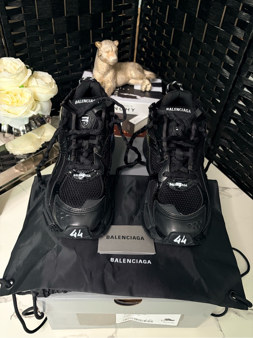 Balenciaga Black Runner Sneakers